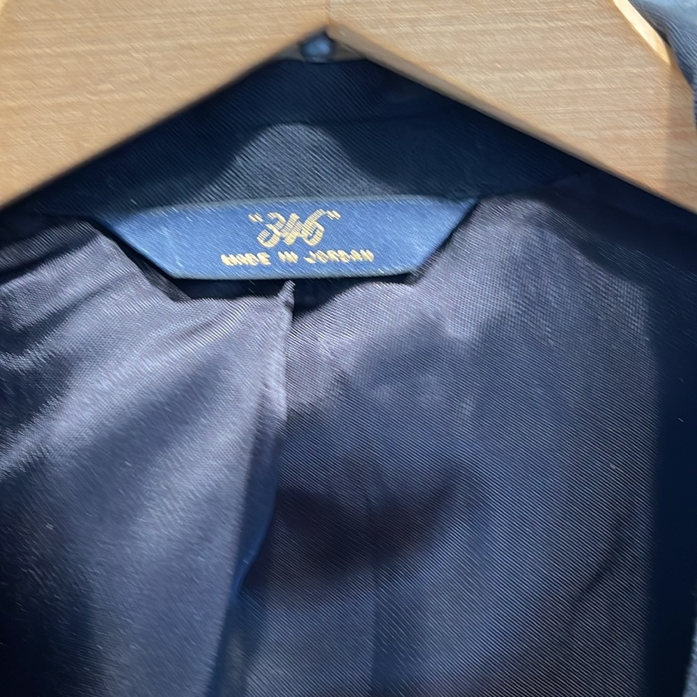 Men’s sport jacket Brooks Brothers navy 346 stretch - Picture 2 of 4